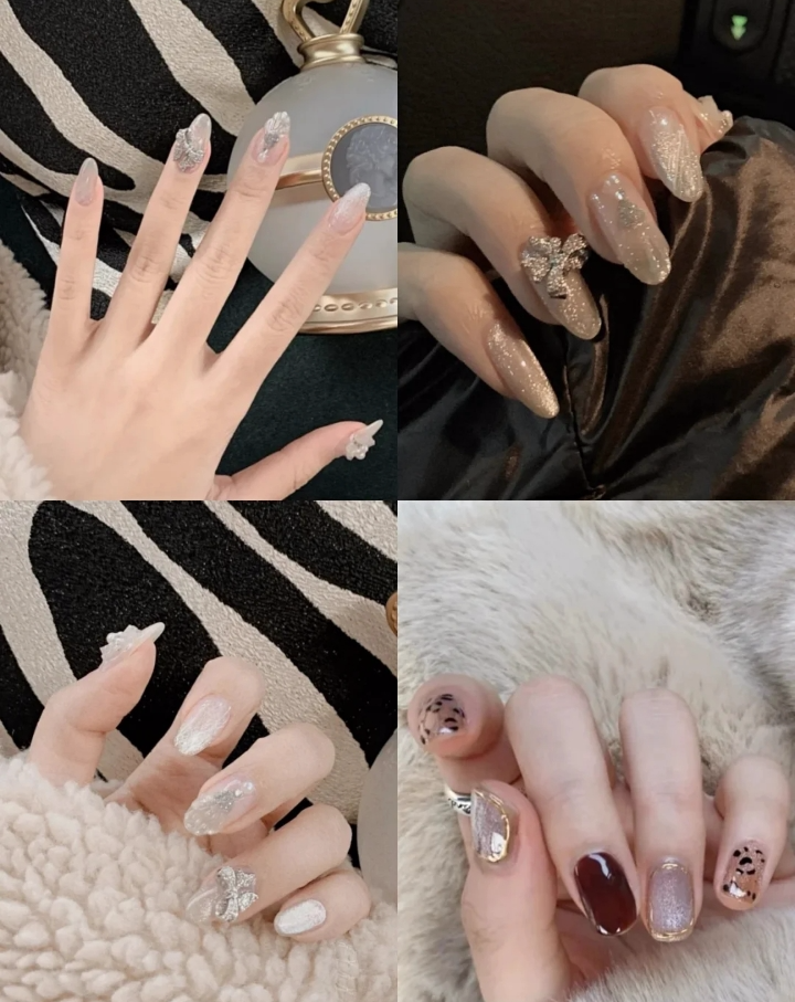 輕奢日式美甲，精致仙女必做的美甲款式