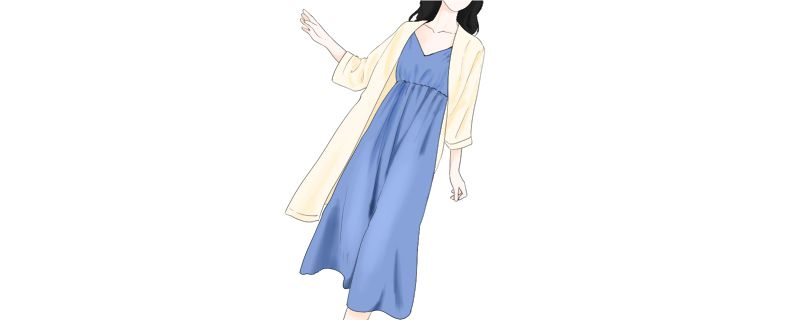 黑色連衣裙配開衫圖片 清新洋氣又迷人