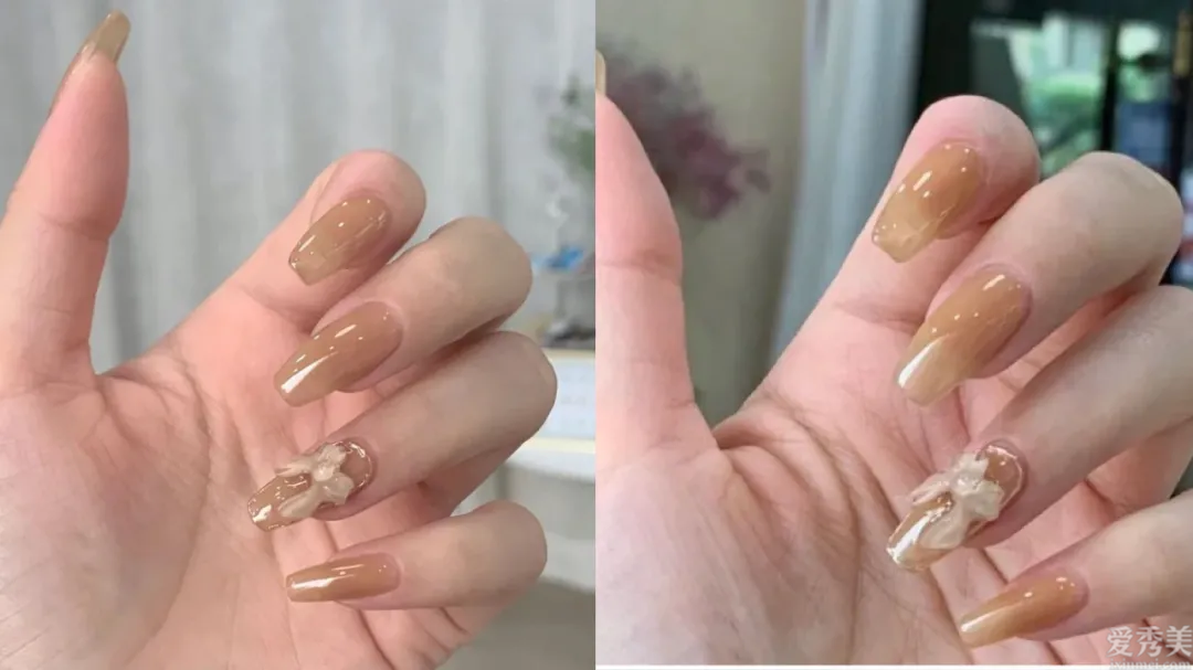 不容易爛大街的蝴蝶結(jié)美甲，顯嫩又柔美，超有夏天的感覺(jué)