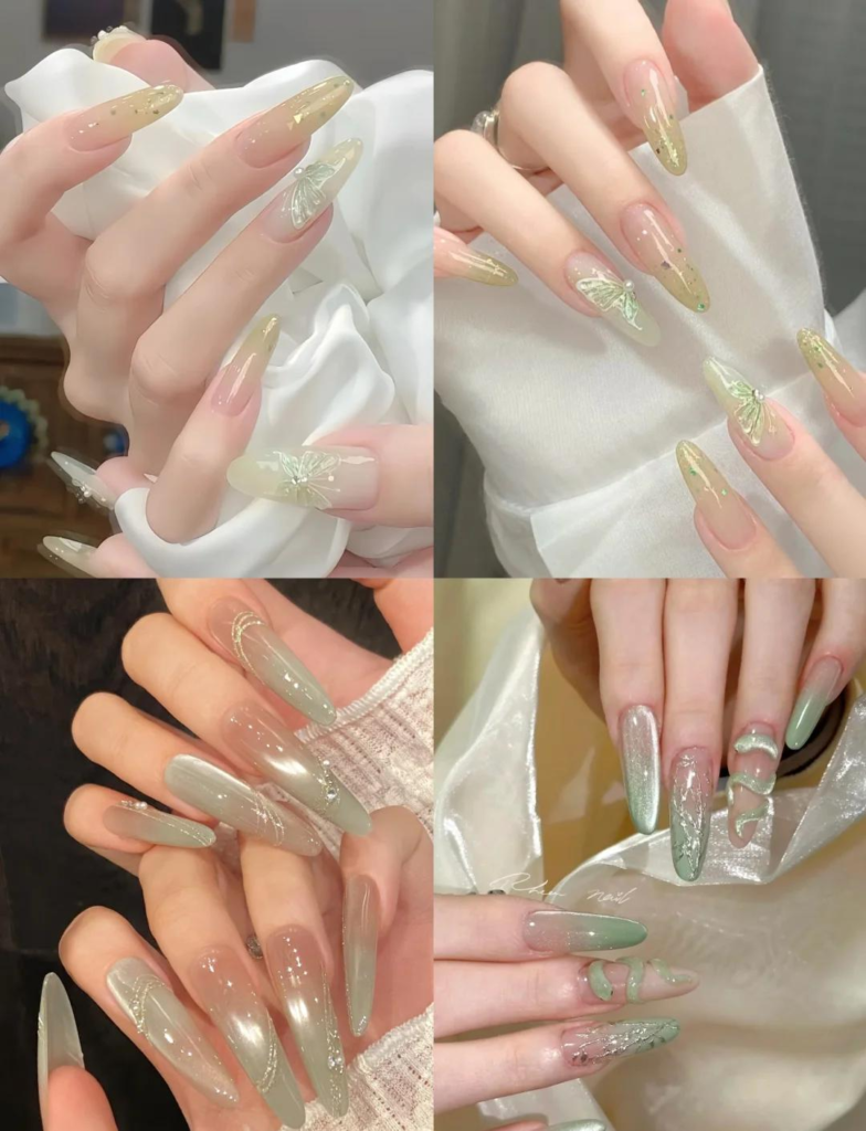 2026春季美甲指南：綠色美白又高級(jí)